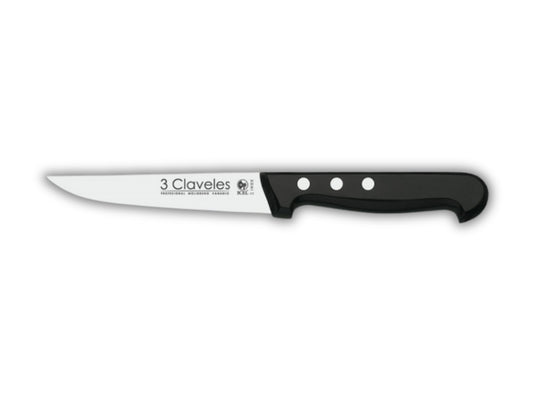 Cuchillo tres claveles # 933 (934) inoxidable mago abs 11 cms cocina