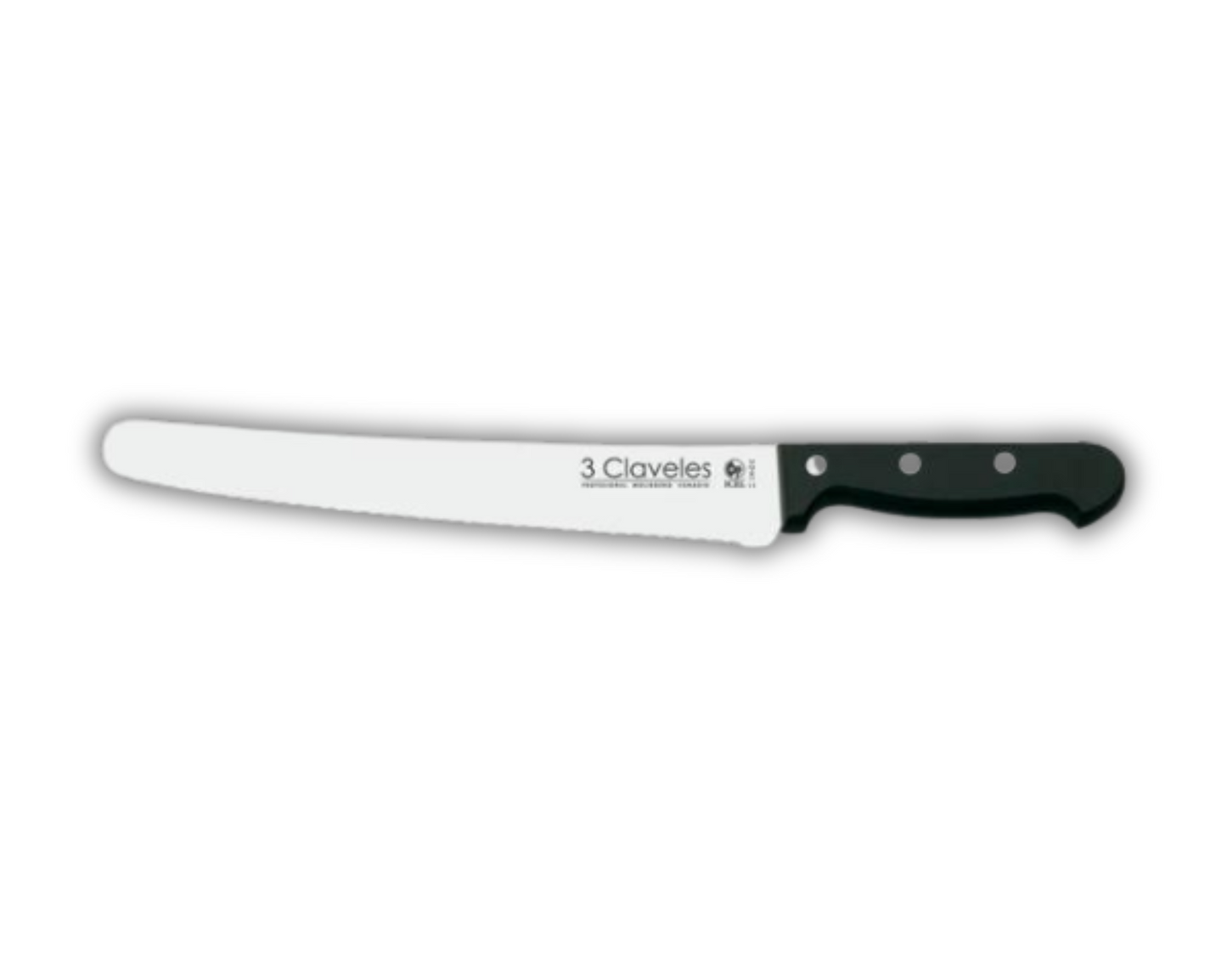 Cuchillo tres claveles # 943 25 cms repostería