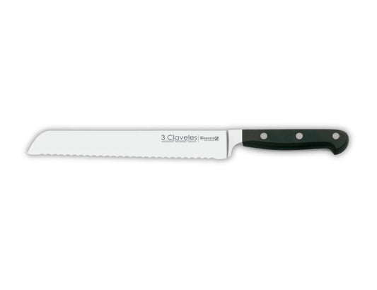 Cuchillo tres claveles # 1591 inox forjado m/aleman panero 20 cms